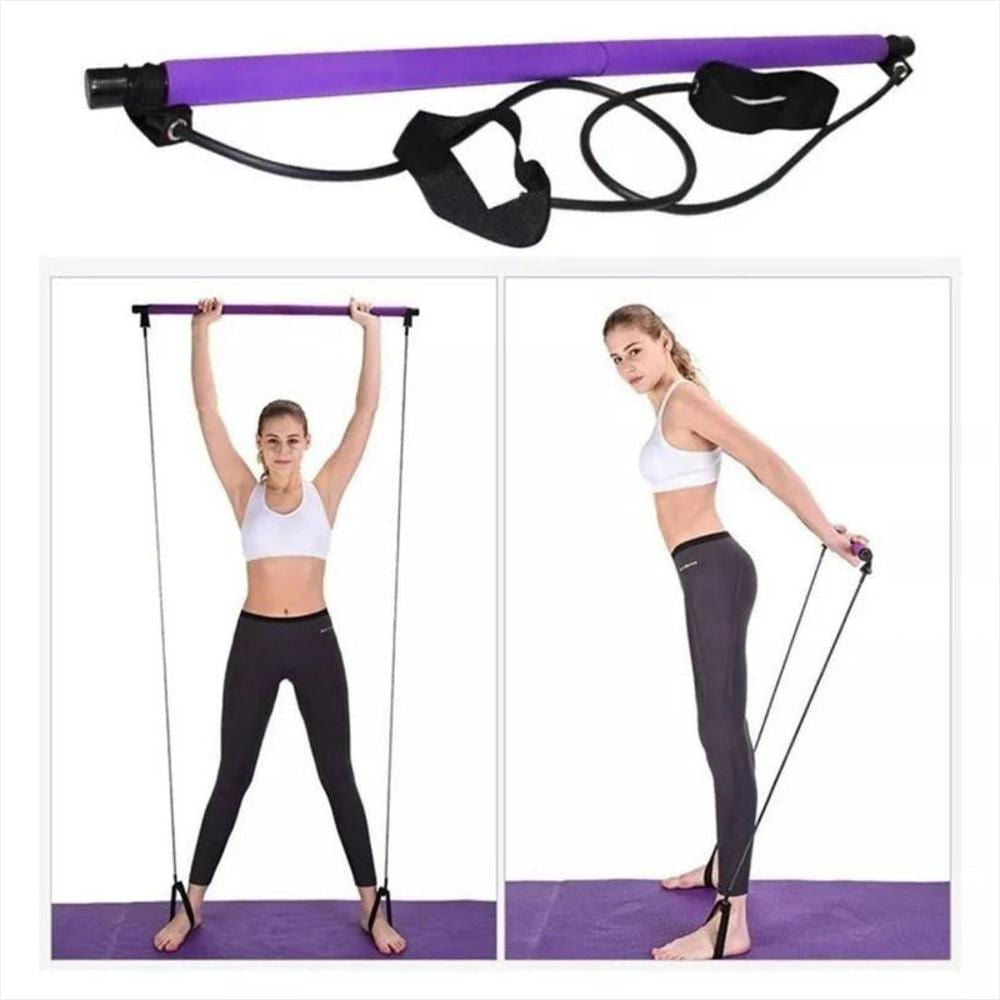 Barra de pilates Multifuncional cuerda tensión