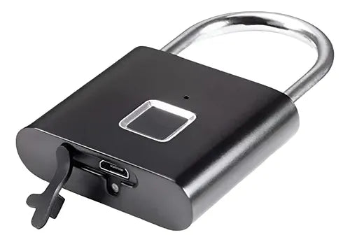 Candado Con Huella Digital Usb Recargable Seguro Biometrico