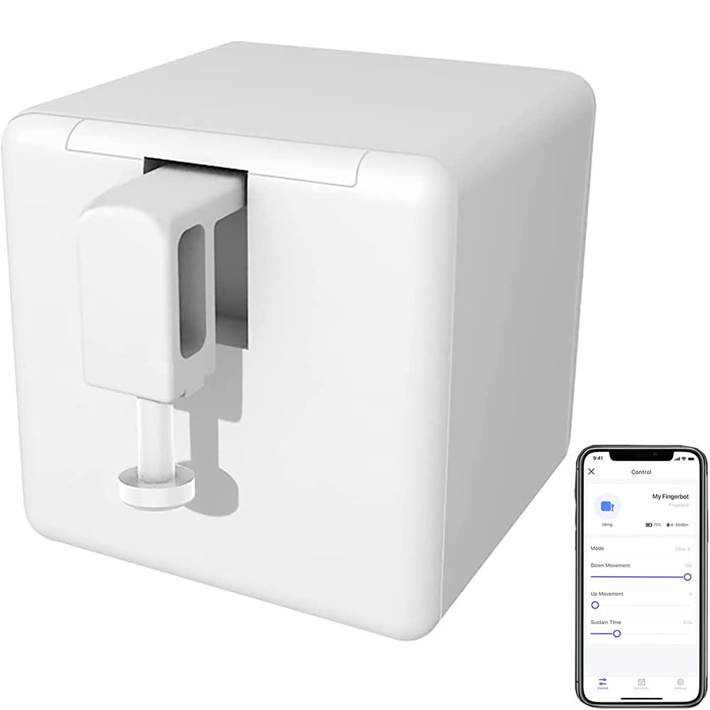 Pulsador Bluetooth* (DedoBot) para botones blanco