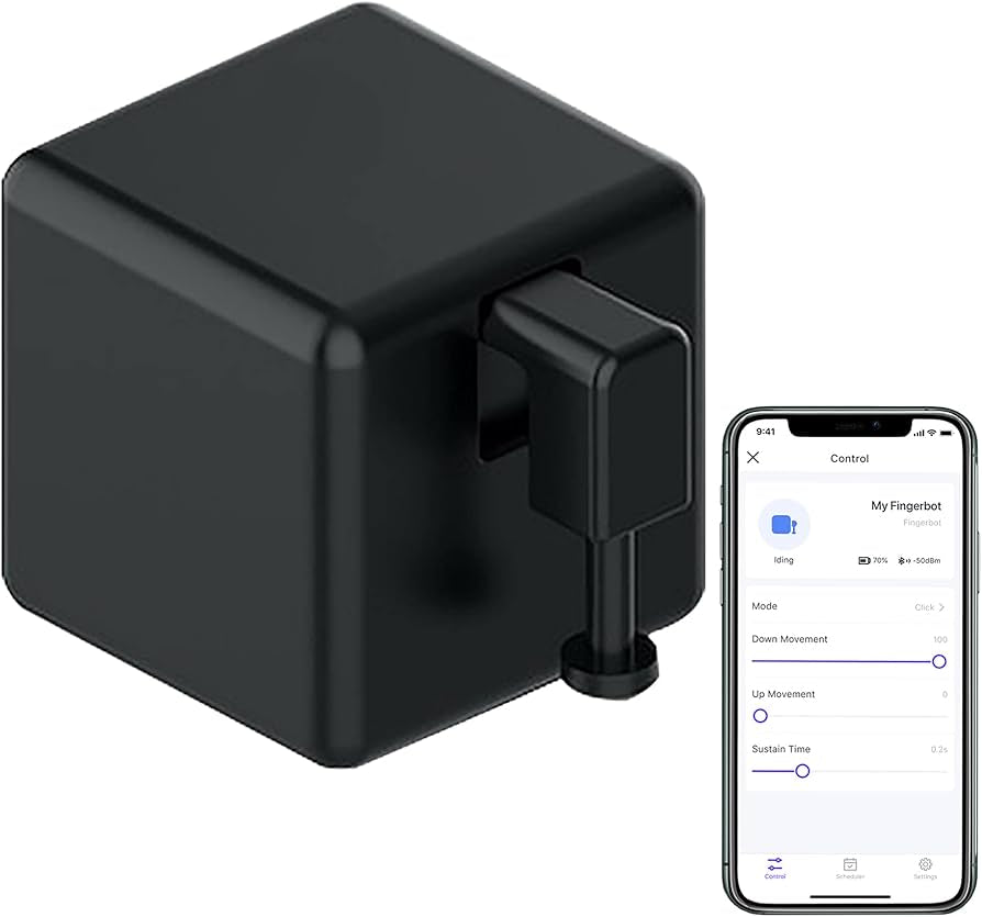 Pulsador Bluetooth* (DedoBot) para botones NEGRO