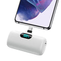 Feob Mini Power Bank, 5000mAh USB C Portable Charger 15W PD Fast Charging External Battery