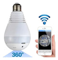 FOCO WIFI CÁMARA CON VISIÓN NOCTURNA 360