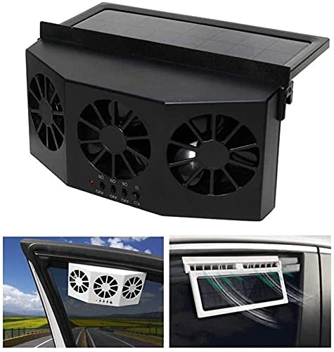 Ventilador y extractor solar para automóvil